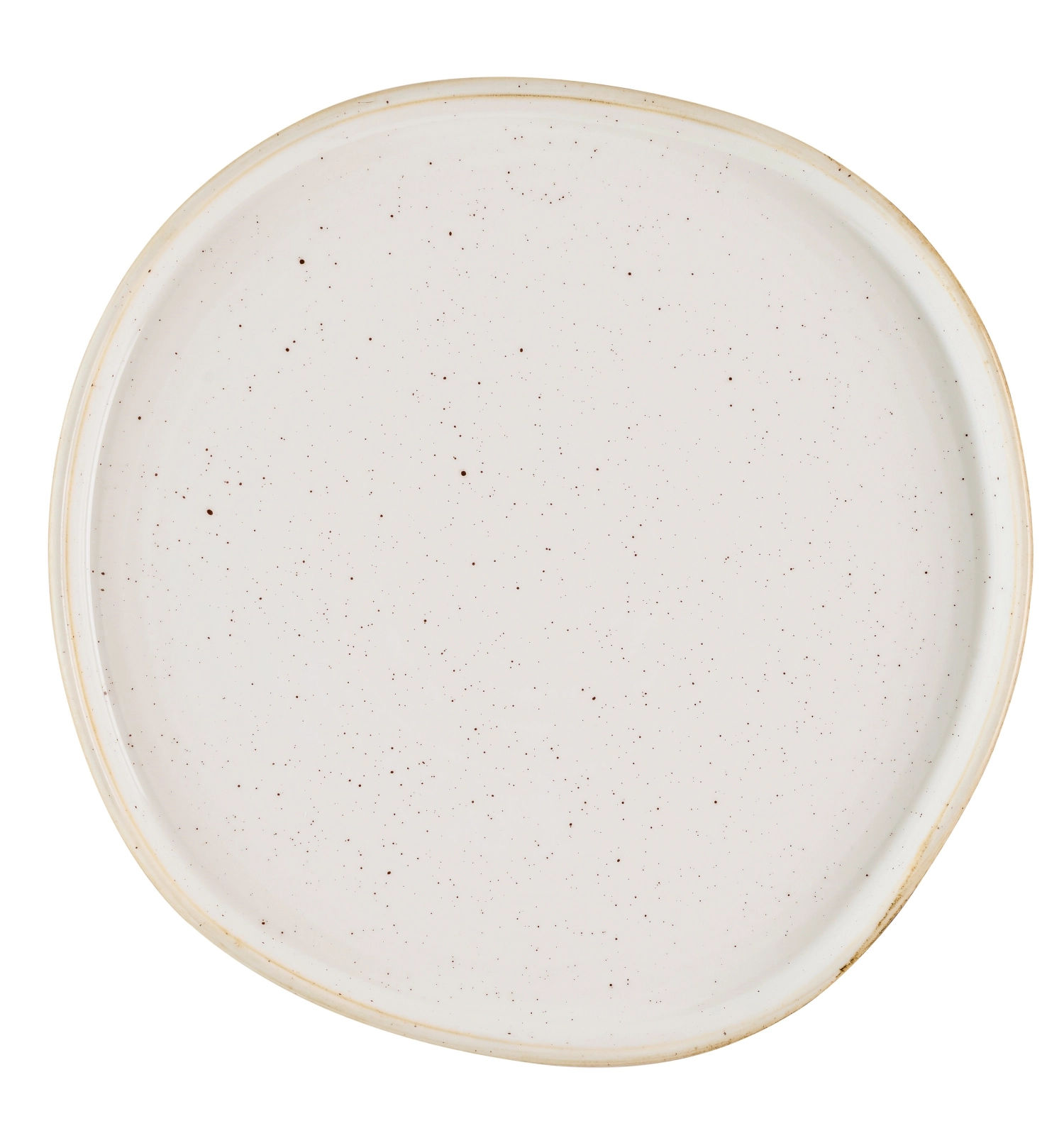 Stonecast Barley White Organic Walled Assiette plate