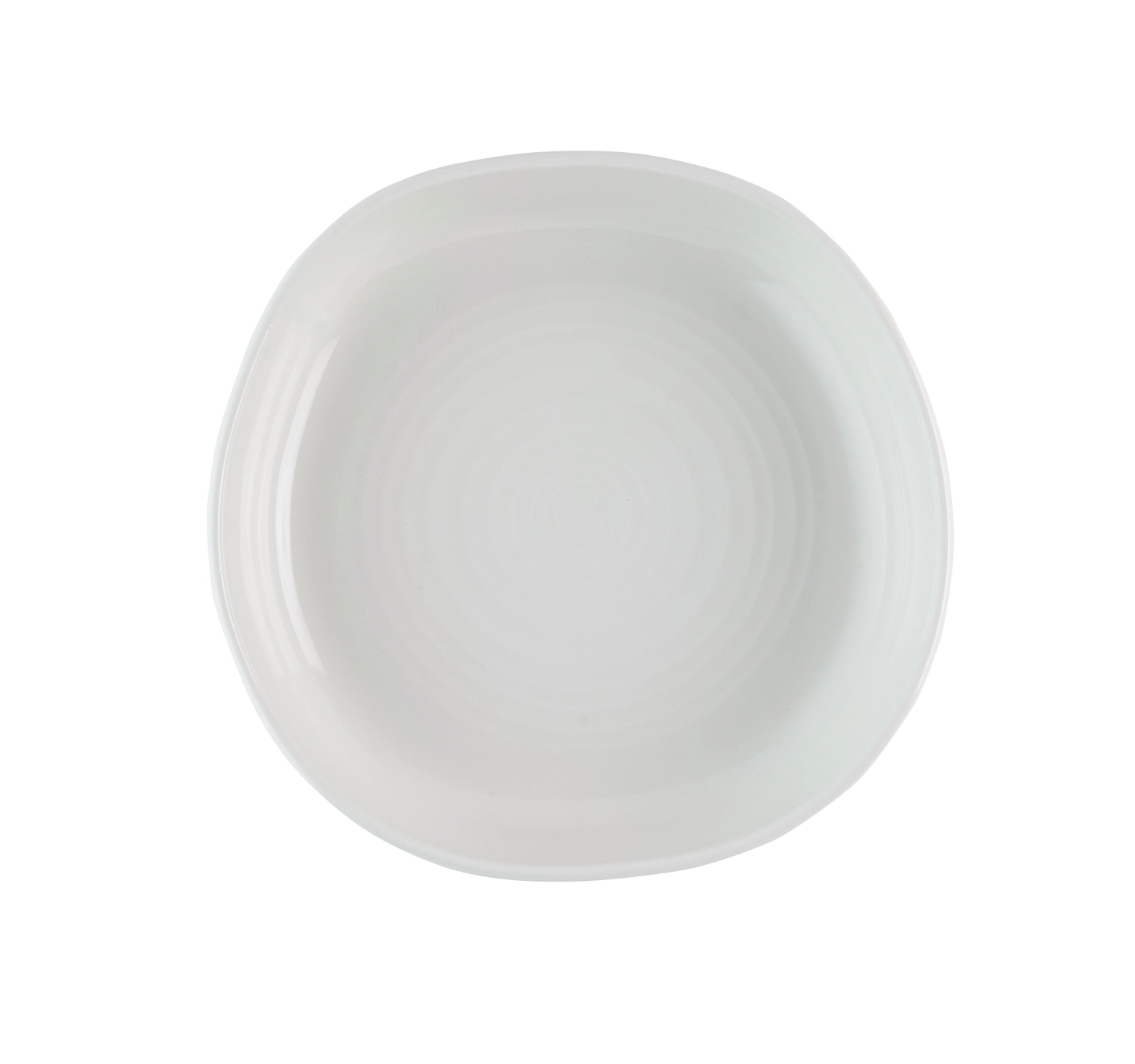 Chefs Plates White Organic Walled bol