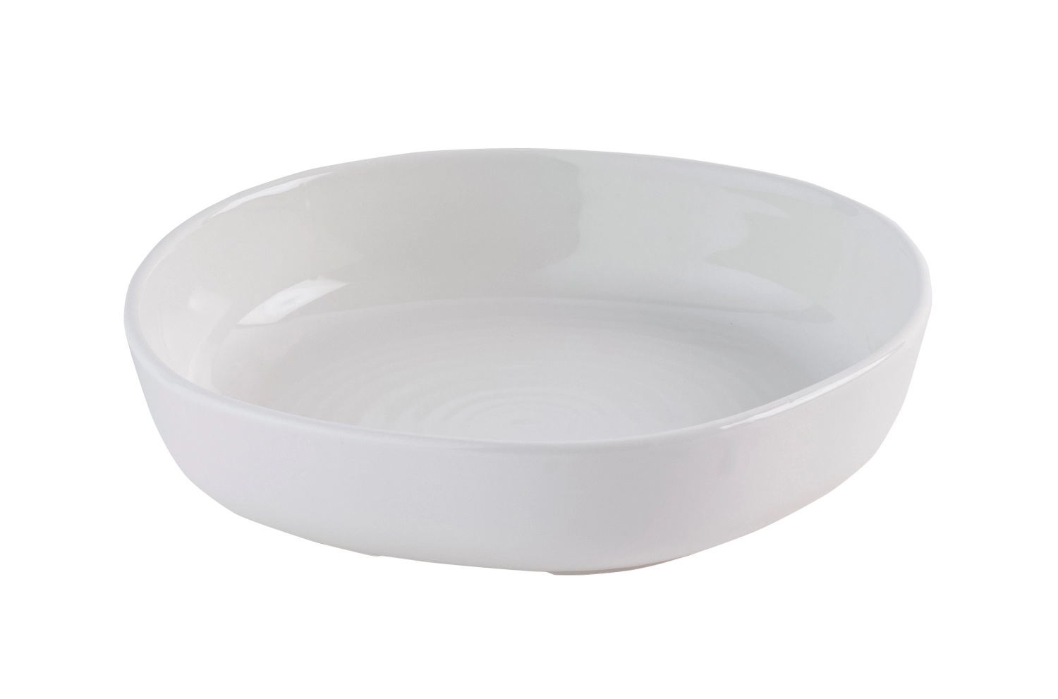 Chefs Plates White Organic Walled bol