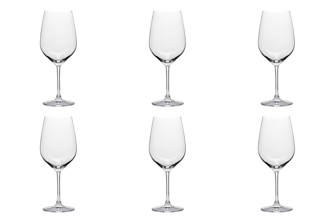 Set de 6 verres à bordeaux grand cuvée, 650ml, h : 239mm