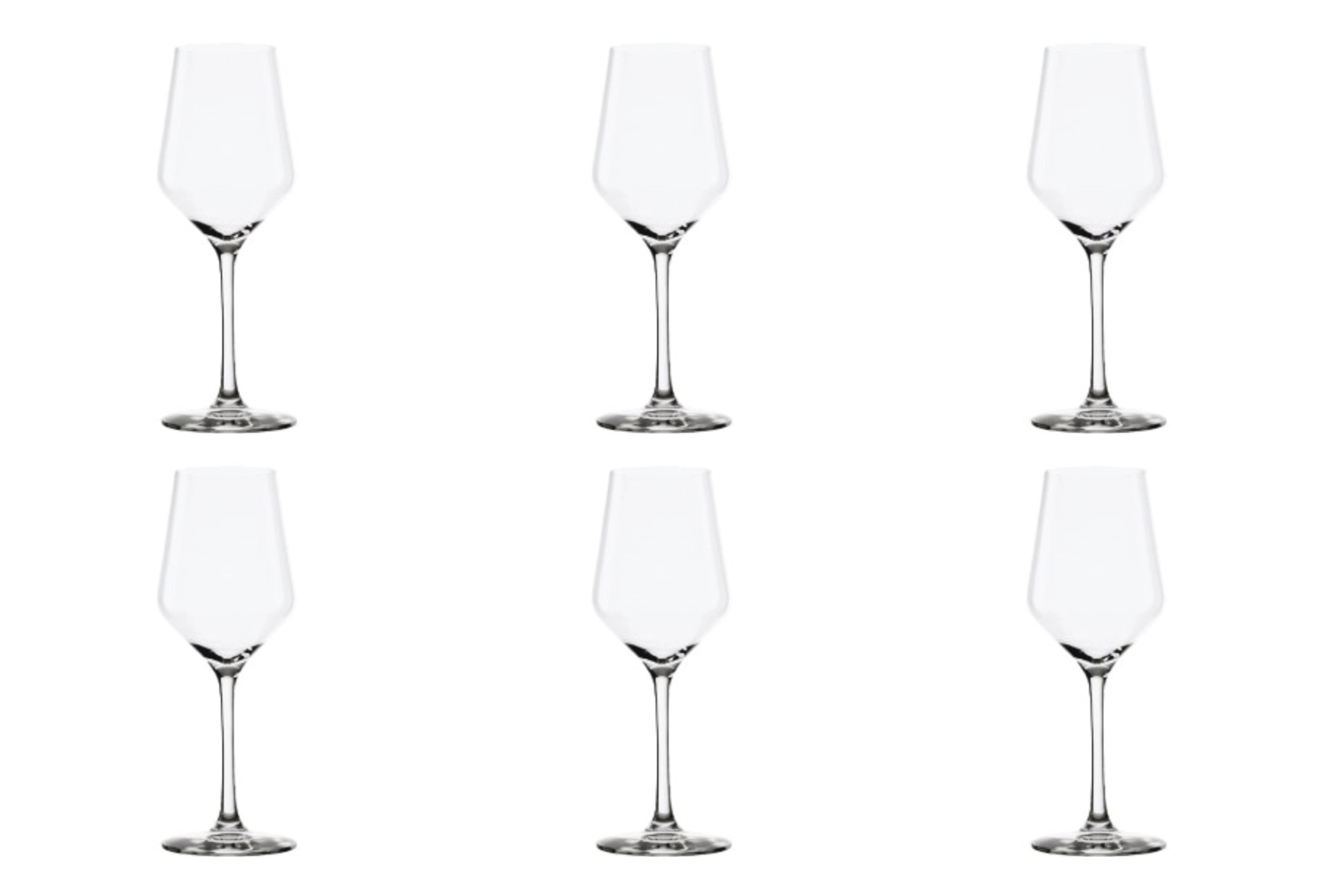 Set de 6 verres à vin blanc revolution classic 365ml h:220mm