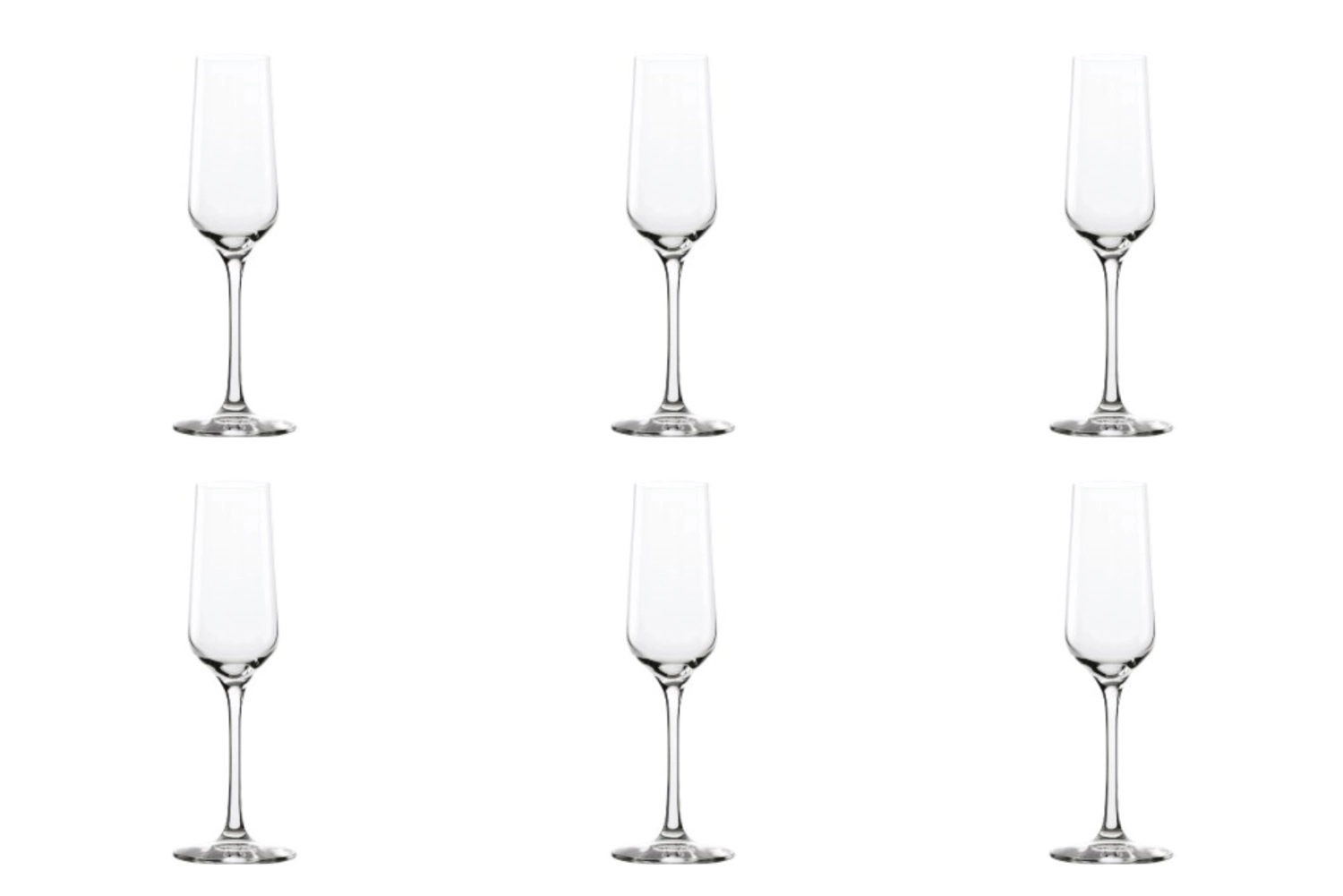 6 verres à champagne revolution sparkling 200ml h:225mm