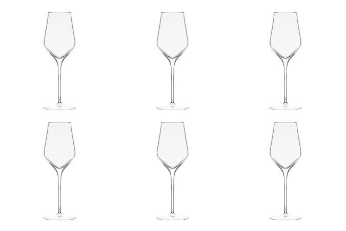 6 x symphony verre à vin blanc 405ml h : 245mm