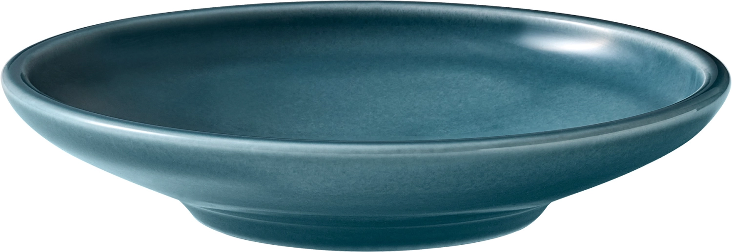 Assiette creuse Companion ronde coupe pétrole 15cm