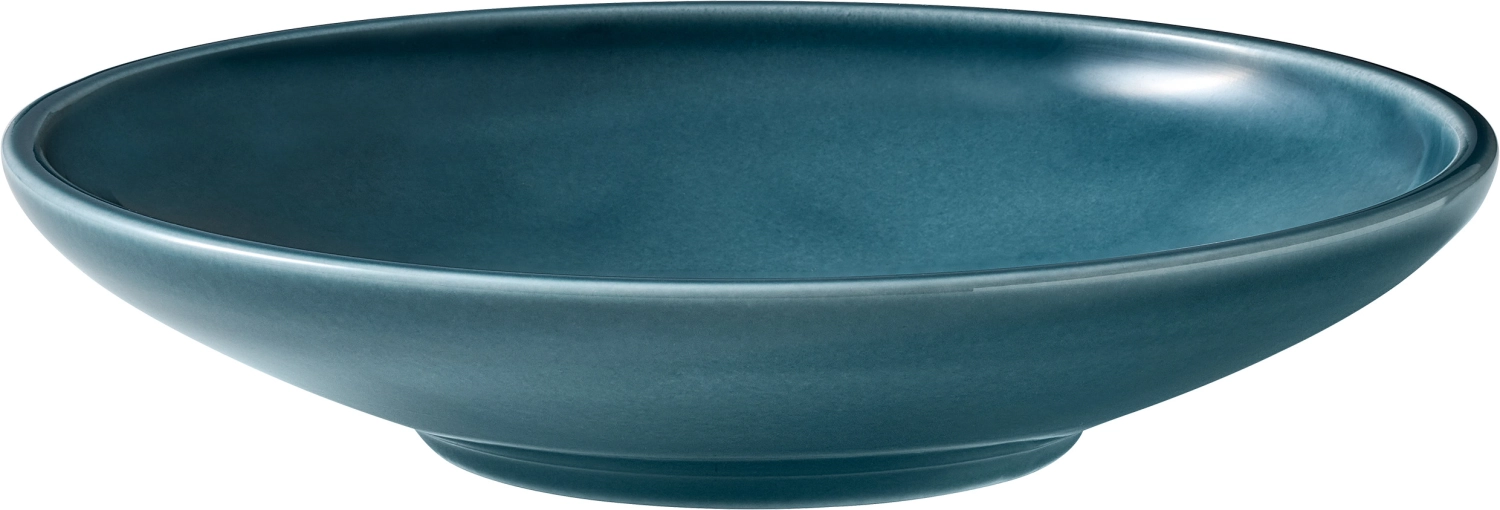 Assiette creuse Companion ronde coupe pétrole 21cm