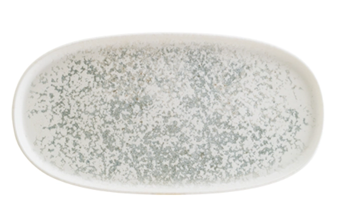 Assiette Lunar Ocean Hygge ovale L25cm