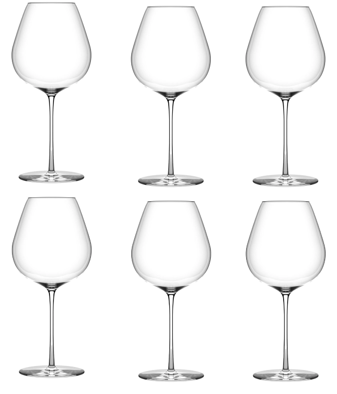 Set de 6 calices à bourgogne Fino 807 ml