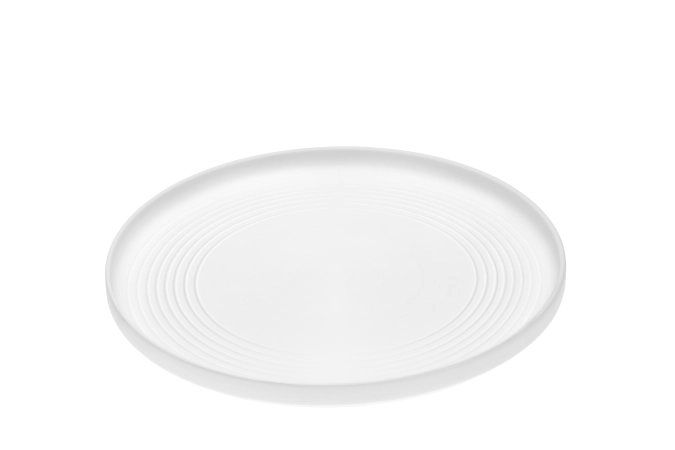 Assiette plate avec bord Arte