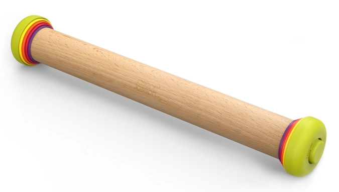 Rouleau en bois à empreintes Gingerman - 39 cm - Ustensiles de