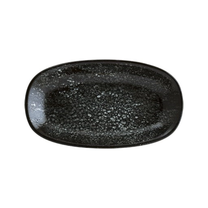 Cosmos Black Gourmet Teller oval 19x11 cm